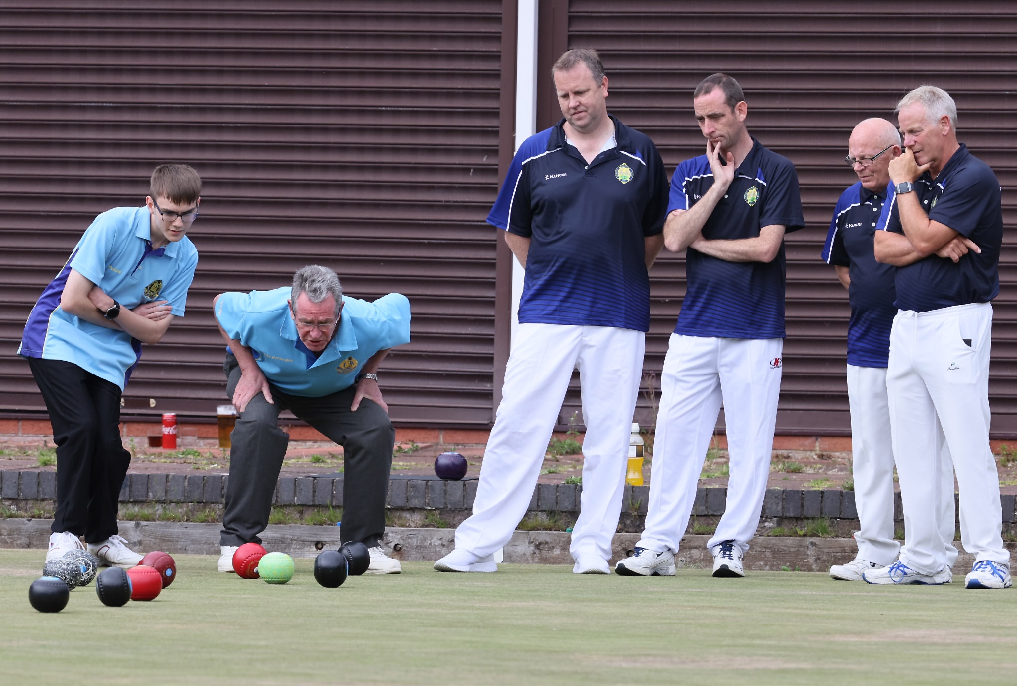 Members enjoying a day of outdoor bowls